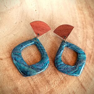 Pendientes de Arcilla Polimérica Three